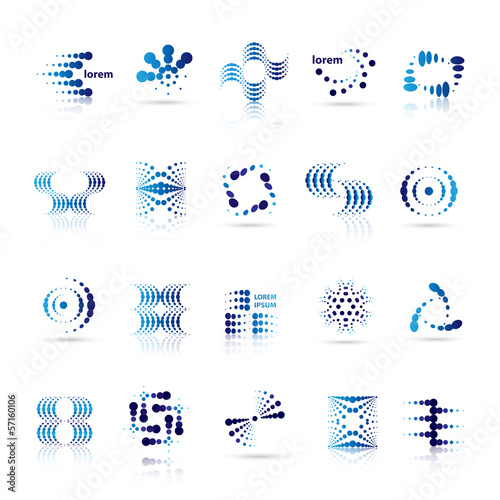 Design Elements Set - Isolated On White Background