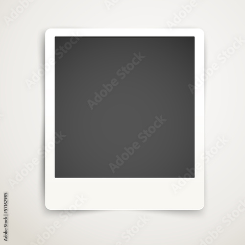 Blank photo frame template. Ready for a content