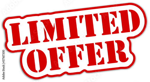 Limited Offer Sticker  #131013-svg03