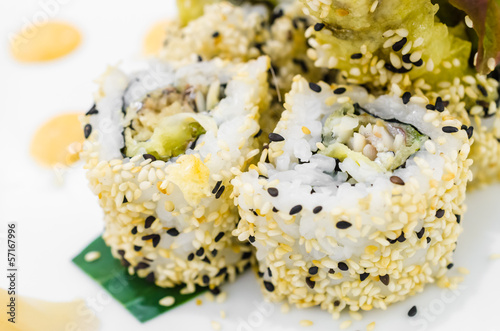 Sesame sushi