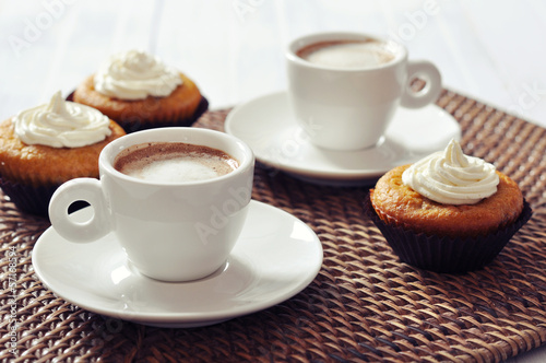 coffee with muffins