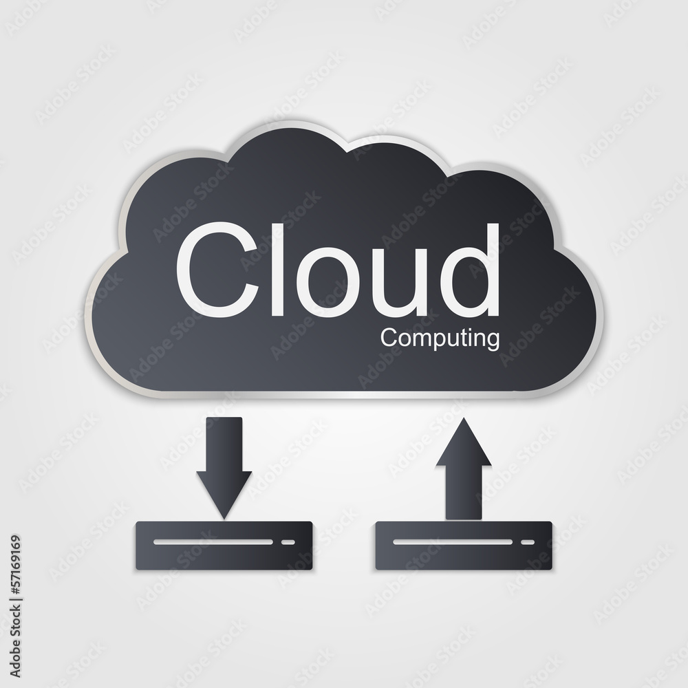 Vector cloud computing concept. Modern design template. Vector cloud computing concept. Modern design template.