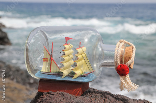 Sailing Ship in the Bottle photo