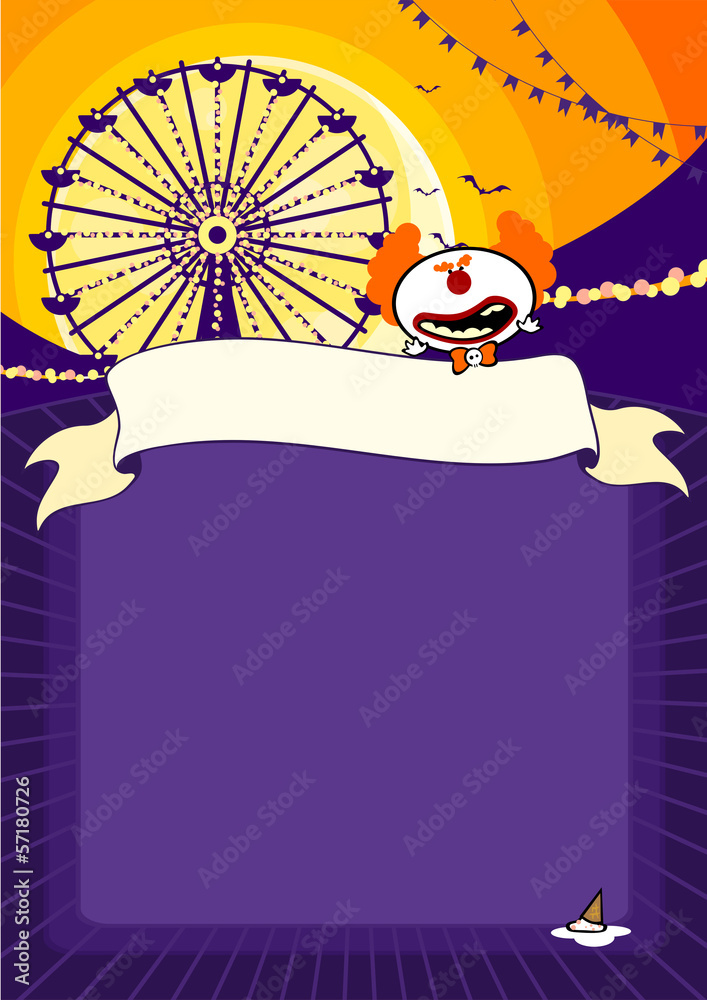 Obraz premium Carnival at Halloween night