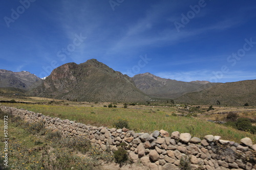 Der Colca Canyon in Peru photo