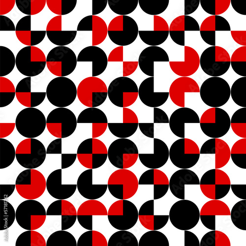 seamless pattern of circles.abstract geometric background.vector
