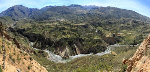 Der Colca Canyon in Peru photo