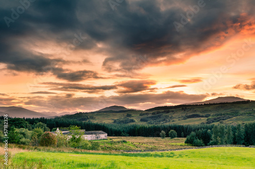 Sunset in the Highlands