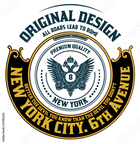 Retro emblem, Heraldic elements