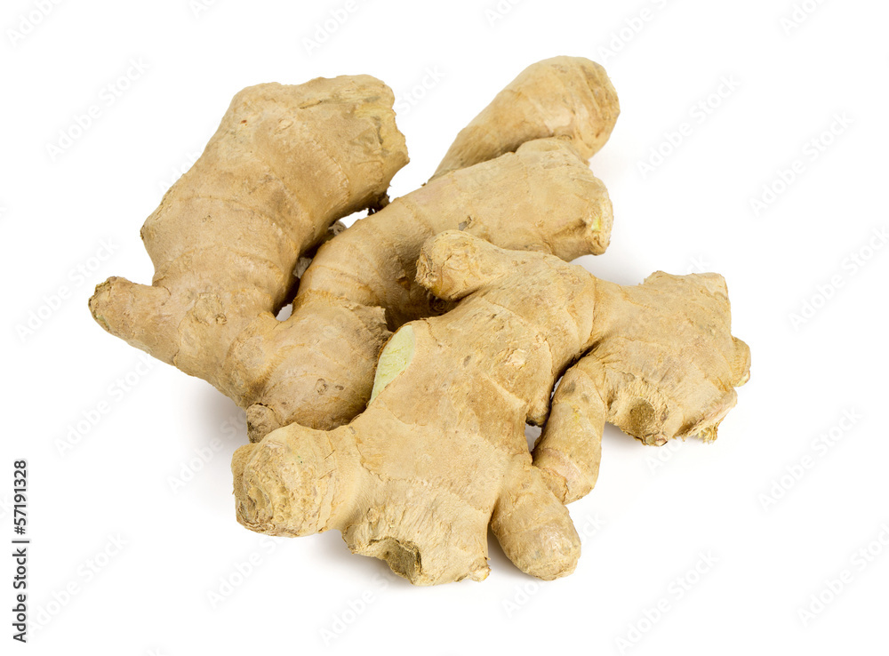 ginger root isolated on white background ginger root isolated on white background