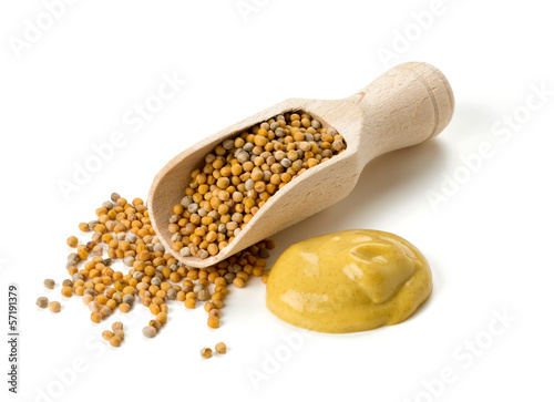Canvastavla mustard