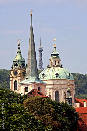 St. Nicholas Church in Prague. Czech republic