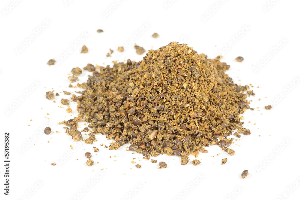 Pile of Groundbait Isolated on White Background Pile of Groundbait Isolated on White Background