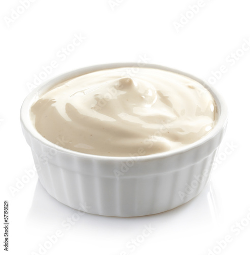 Bowl of mayonnaise