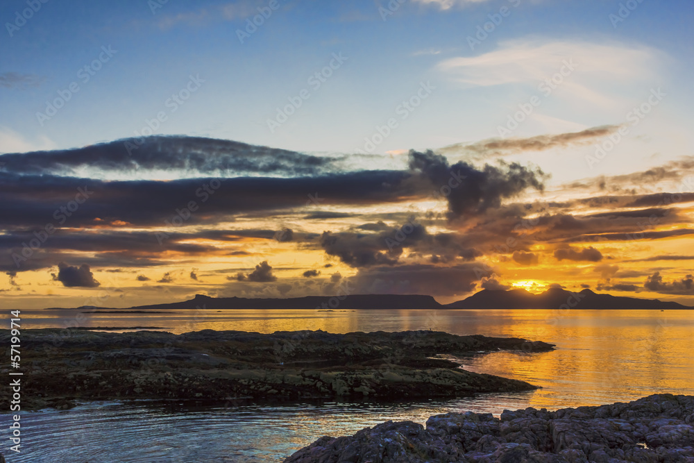 Sunset over the Inner Hebrides