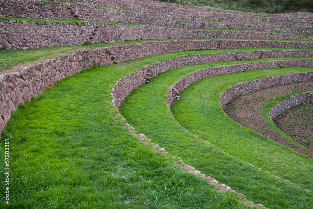 Terraces at Moray, Sacred Valley, Peru