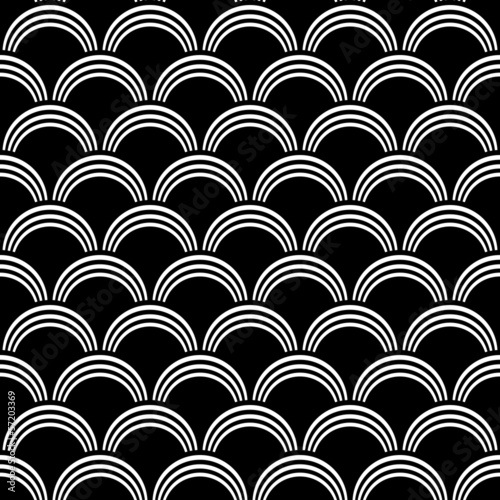 Seamless texture. Arcade pattern.