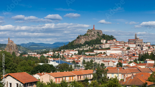 Obraz na płótnie Le Puy-en-Velay w salonie