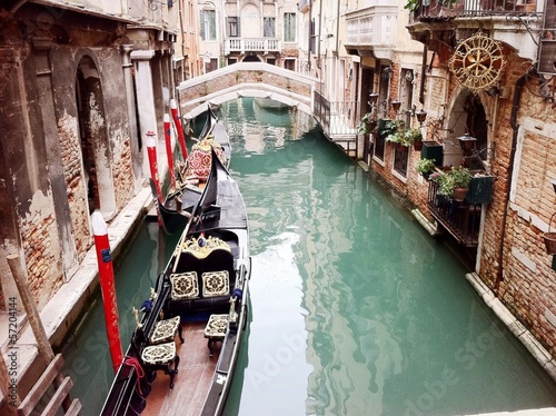 view of the channel in Venice © dalilello