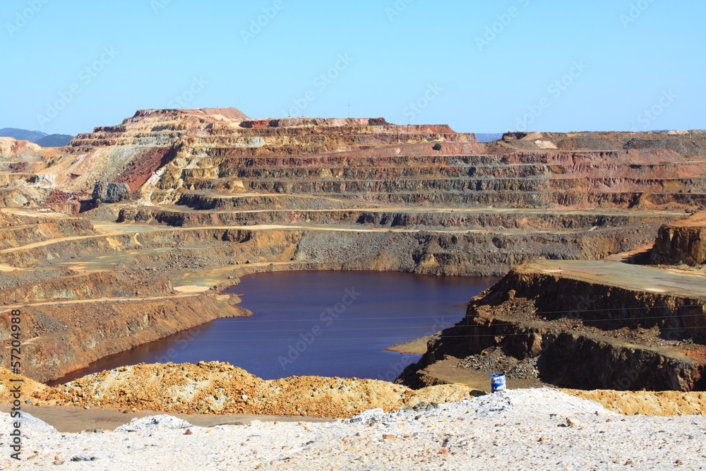Corta Atalaya, the largest open pit mine in Europe