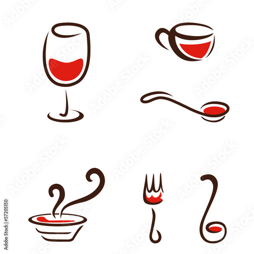 Essen und Trinken - Restaurant Icons