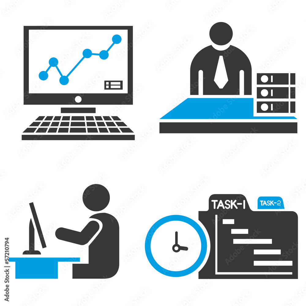 office people, office management set office people, office management set