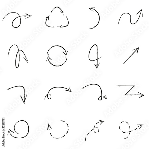 sketched arrow set