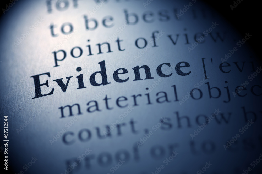 Fototapeta premium Evidence