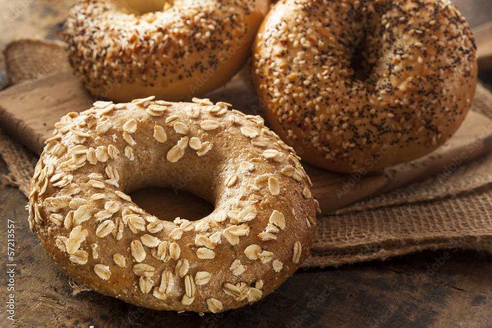 Healthy Organic Whole Grain Bagel Healthy Organic Whole Grain Bagel