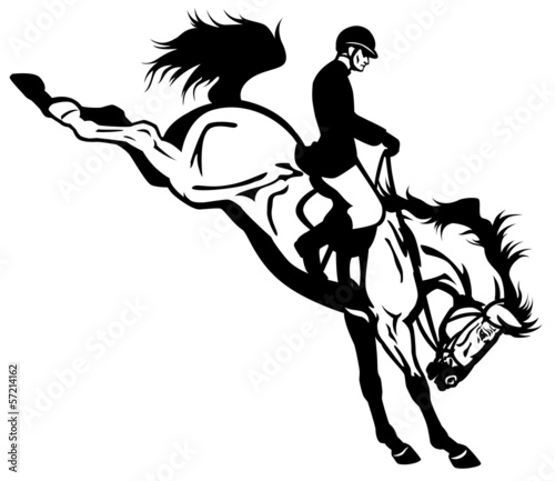 horse jumping