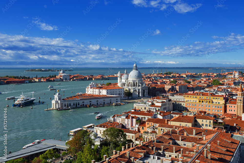 bird's eye view of Venice. Italy.