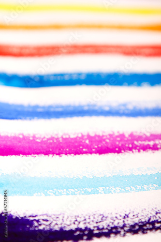 banner underline rainbow watercolor background isolated