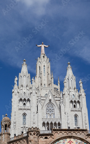 Church of Sacred Heart of Jesus on Tibidabo in Barcelona