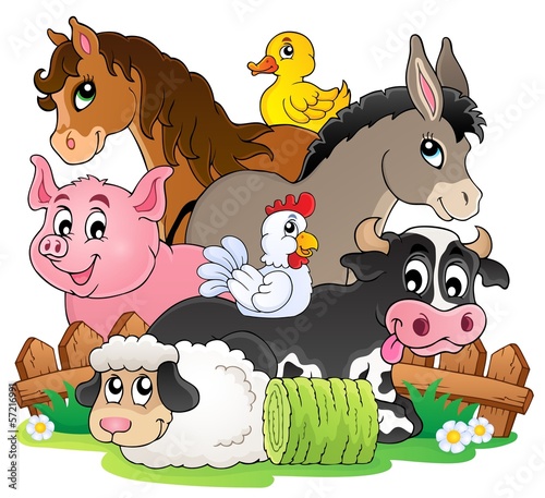 Farm animals topic image 2