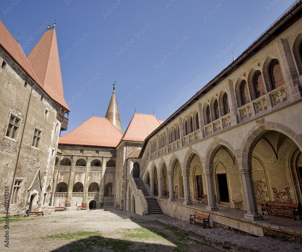 Hunedoara Corvin castle, Transylvania, Romania