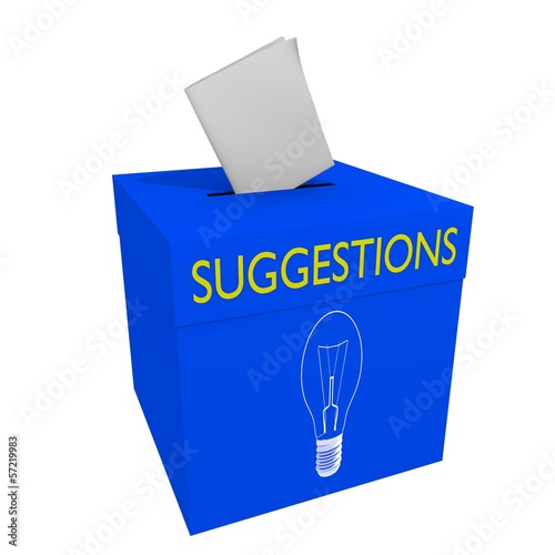 Suggestions box