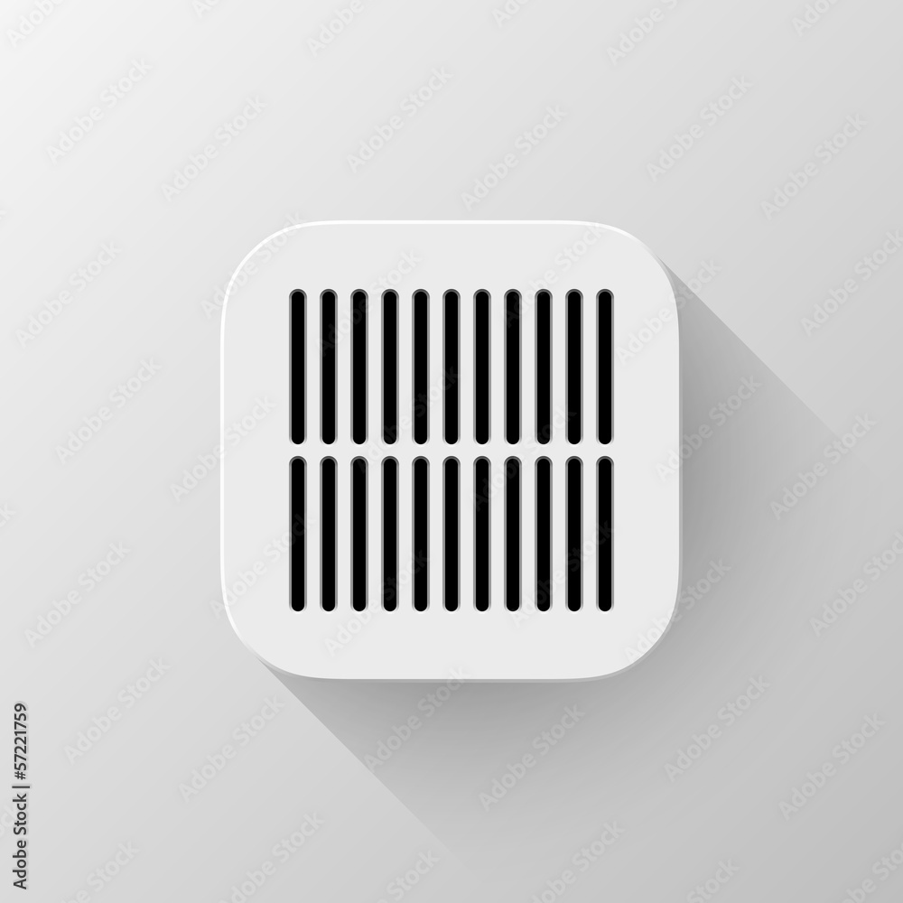 White Technology App Icon Template White Technology App Icon Template
