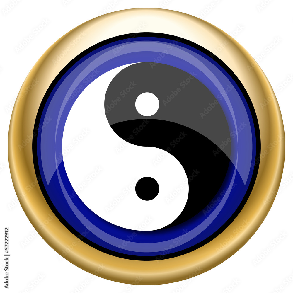 Ying yang icon Ying yang icon