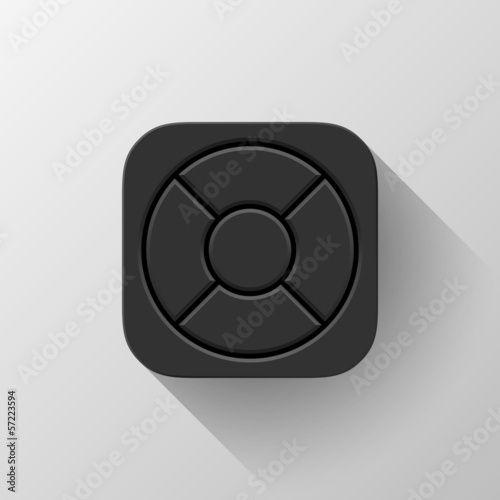 Black Technology App Icon Template
