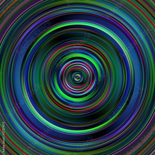 Dark multicolored circles disk illustration.