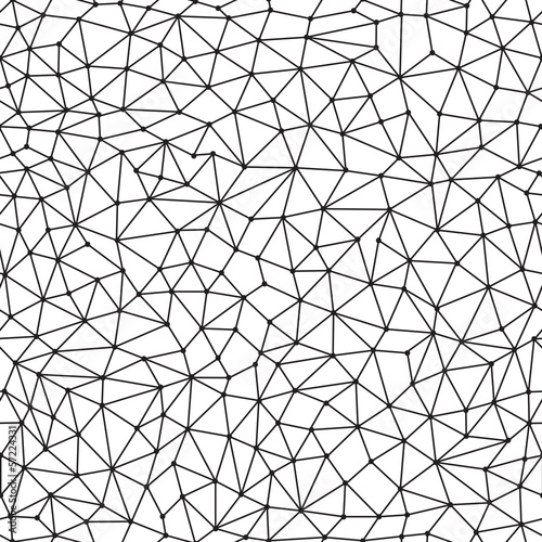Seamless pattern crystal lattice. Vector illustration.