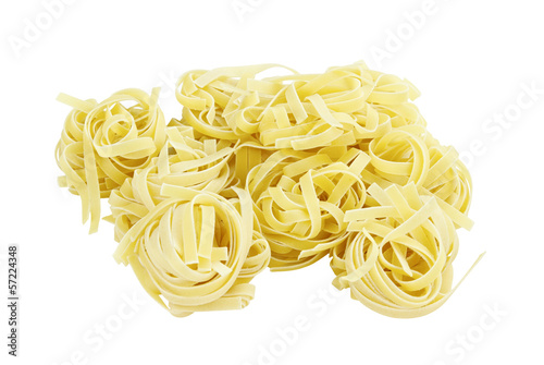 Group of Italian Pasta Fettuccine Nest