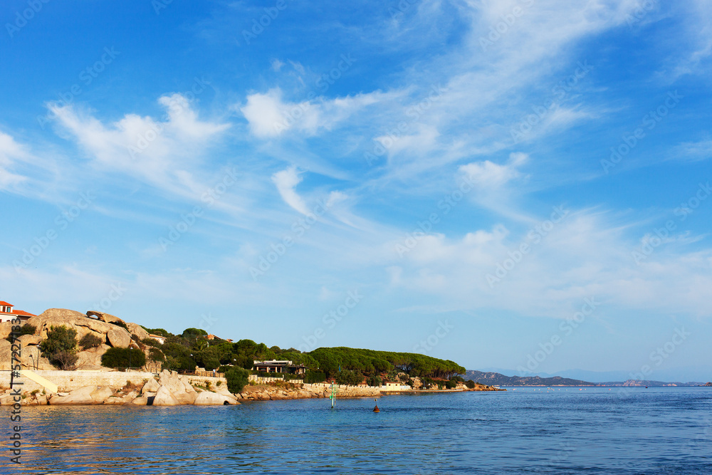 Sardinia coast at Palau city.