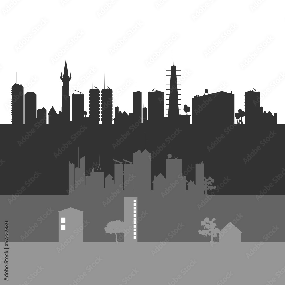 city art vector illustration