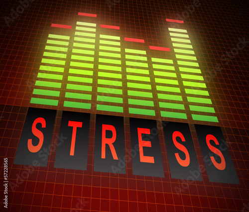 Stress levels concept.