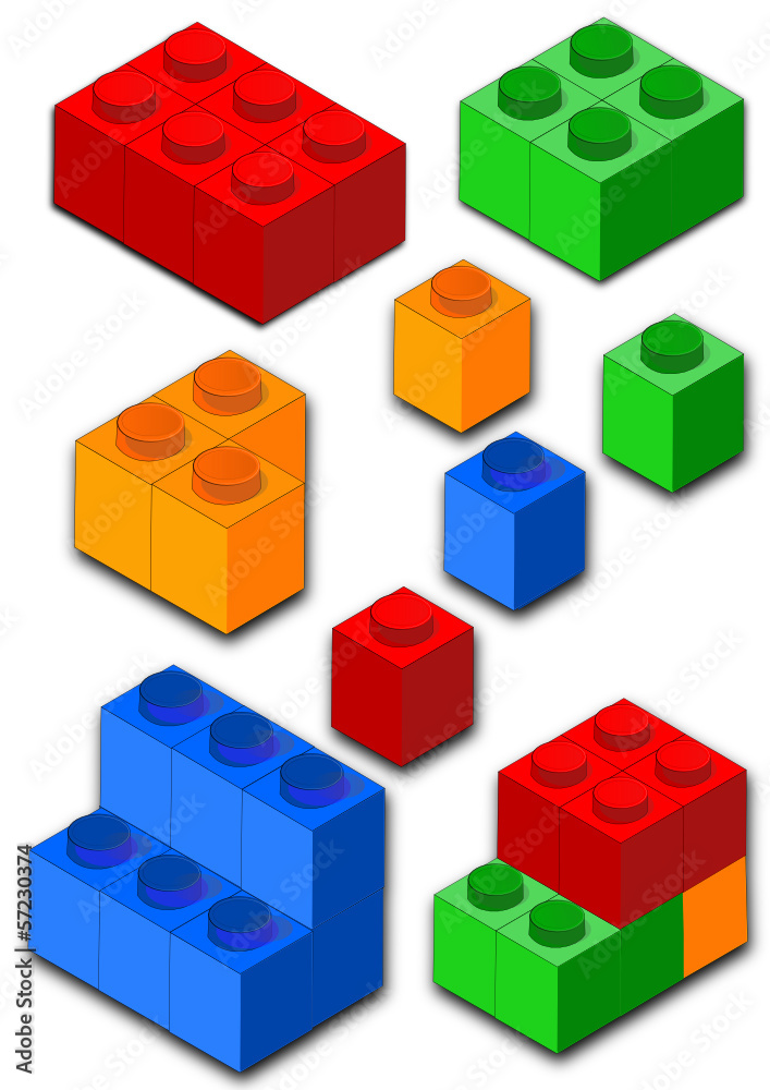 Obraz premium Pièces empilables