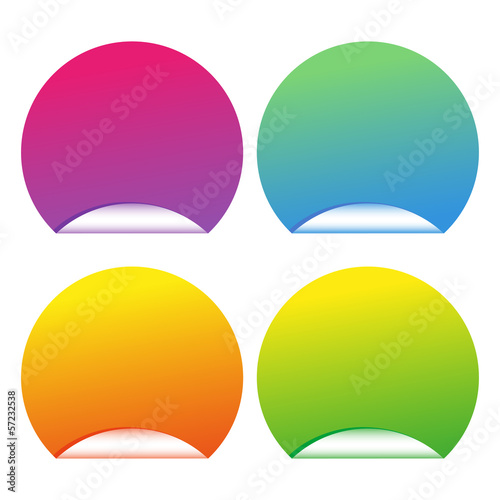 colored stickers