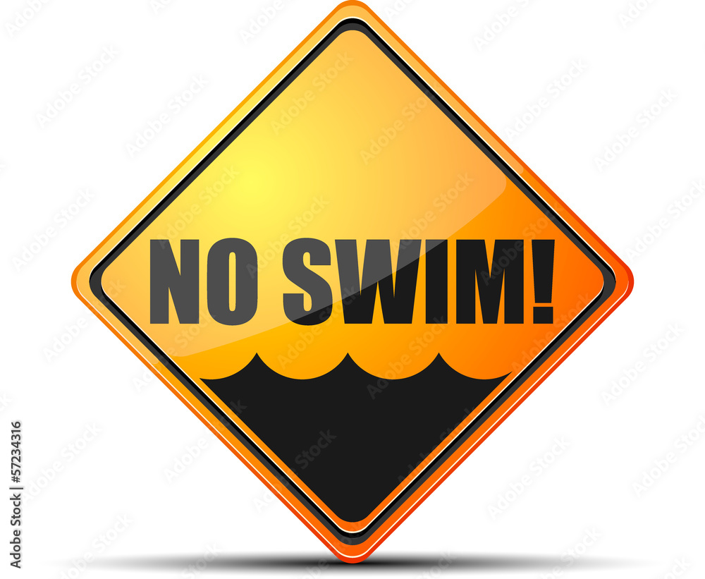 Obraz premium No Swim!