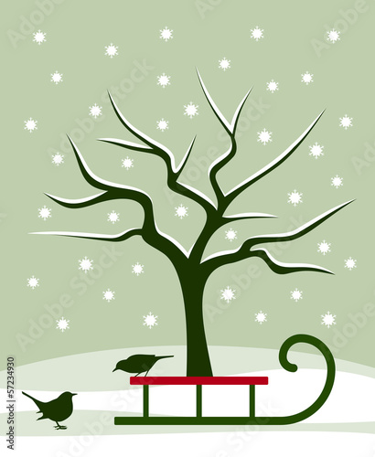 winter scene