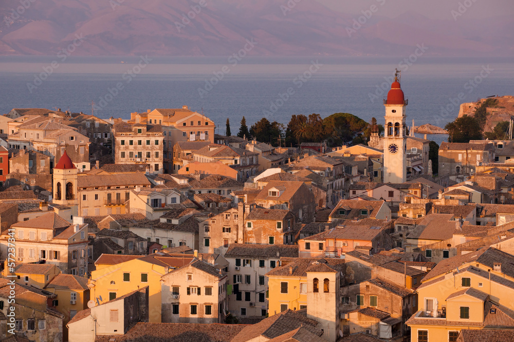 Kerkyra Town in Corfu